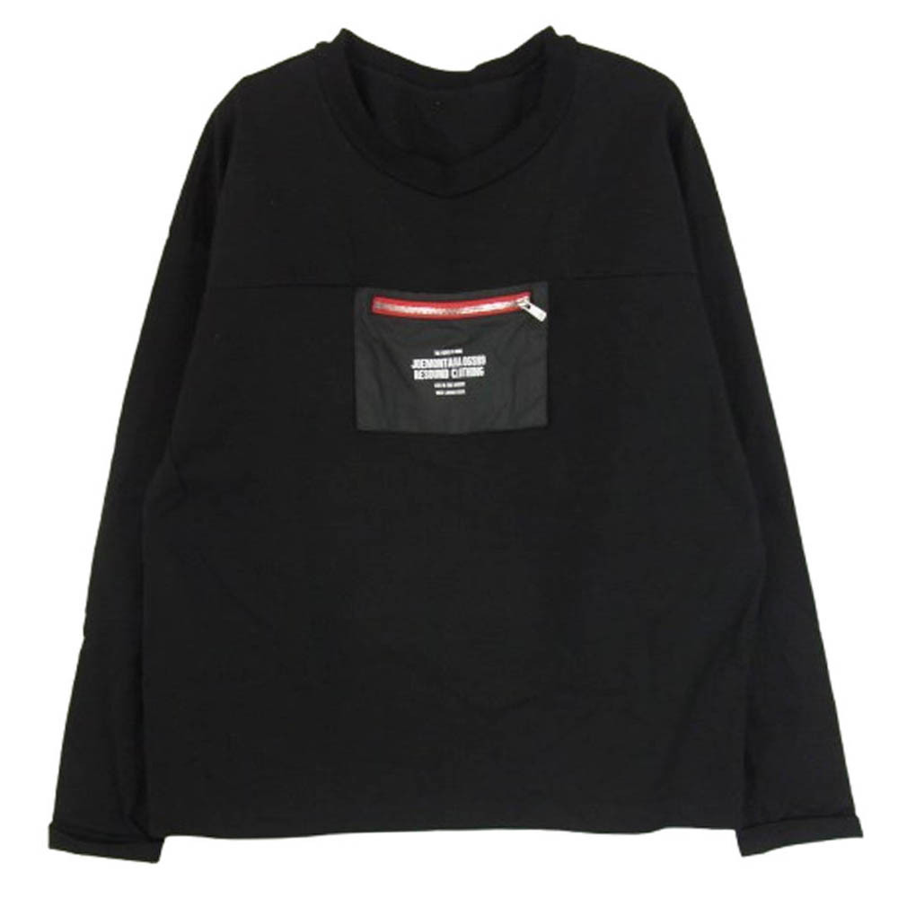 リザウンドクロージング RESOUND CLOTHING 長袖Tシャツ ブラック系 2【中古】拍卖