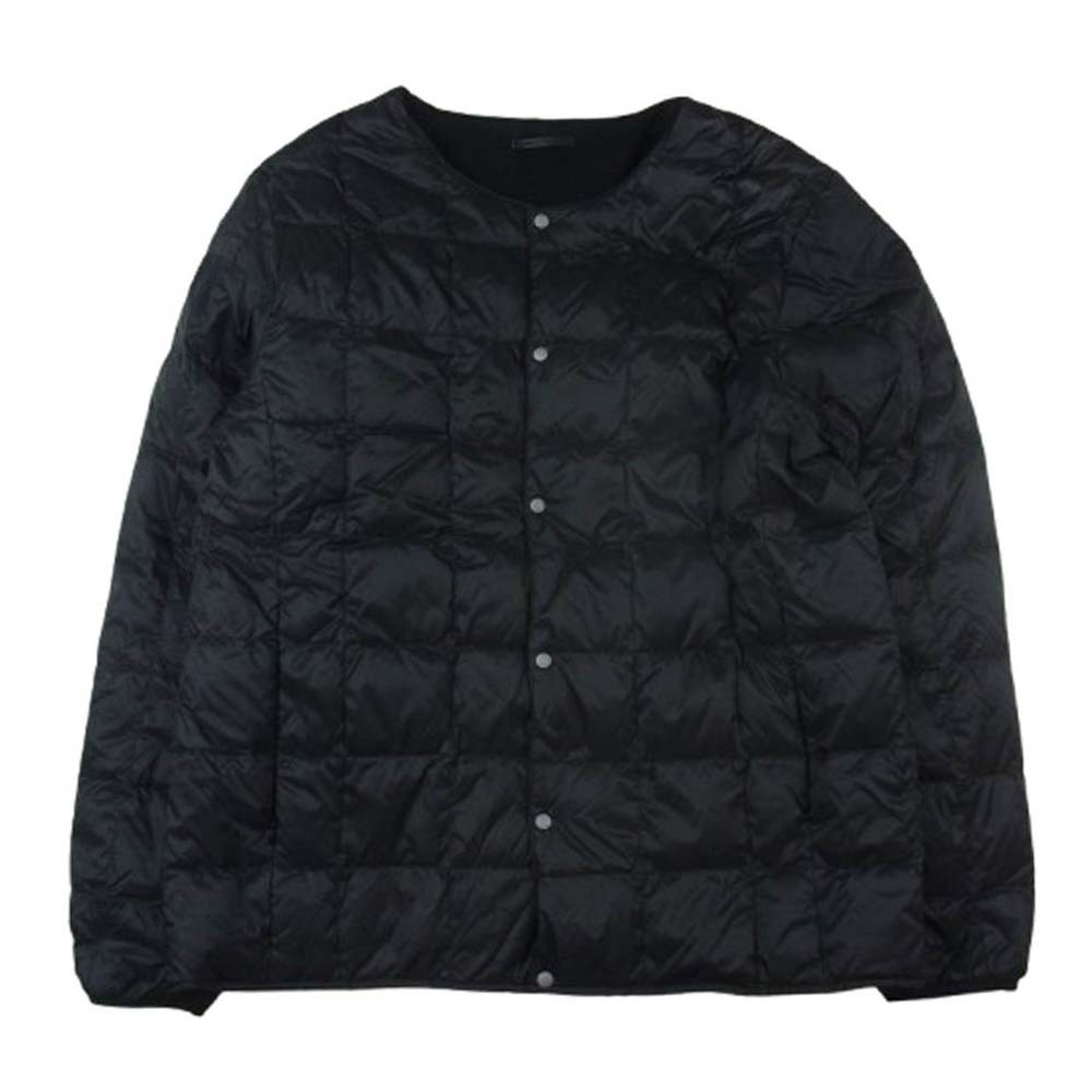 タイオン TAION リバーシブル ライト ダウン ジャケット ブラック系 L【中古】拍卖