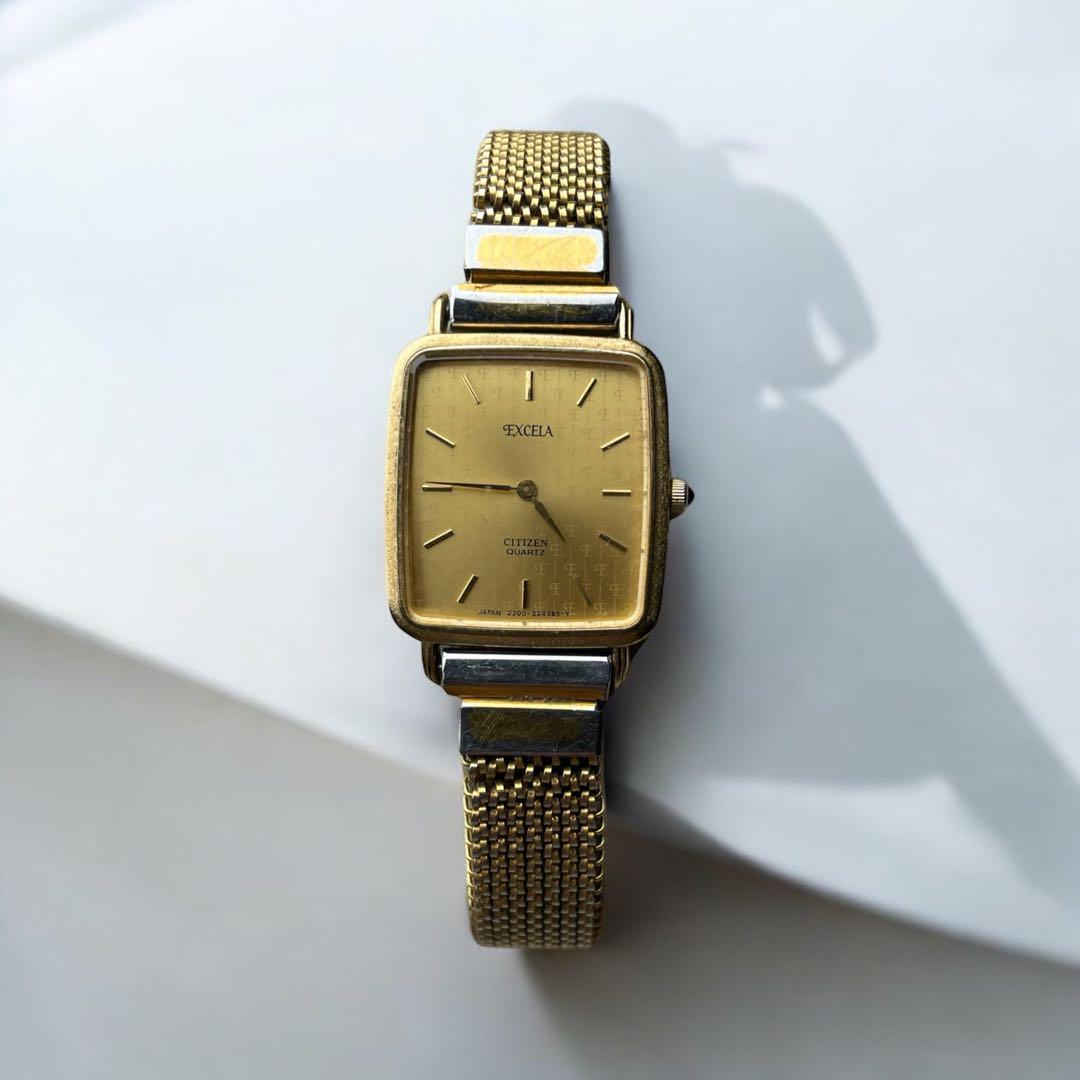 Citizen EXCELA 腕時計 【稼働品・電池交換済】拍卖