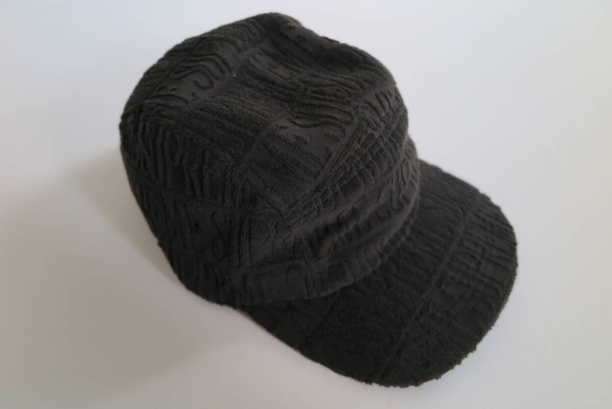 Supreme ジャガードロゴ JET CAP MADE IN USA LOGO BLACK拍卖