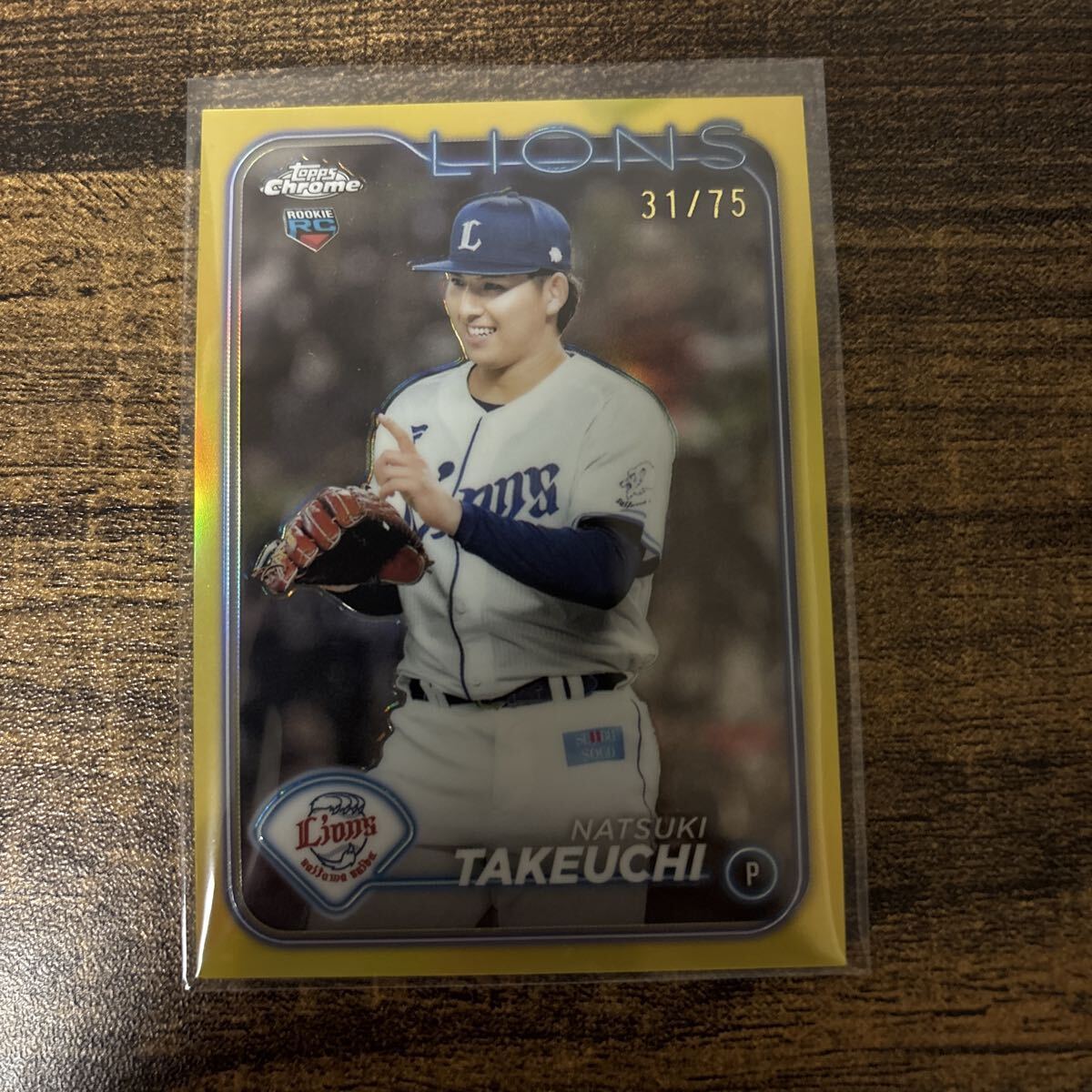 2024 TOPPS CHROME NPB 武内夏暉 RC/75 埼玉西武ライオンズ拍卖