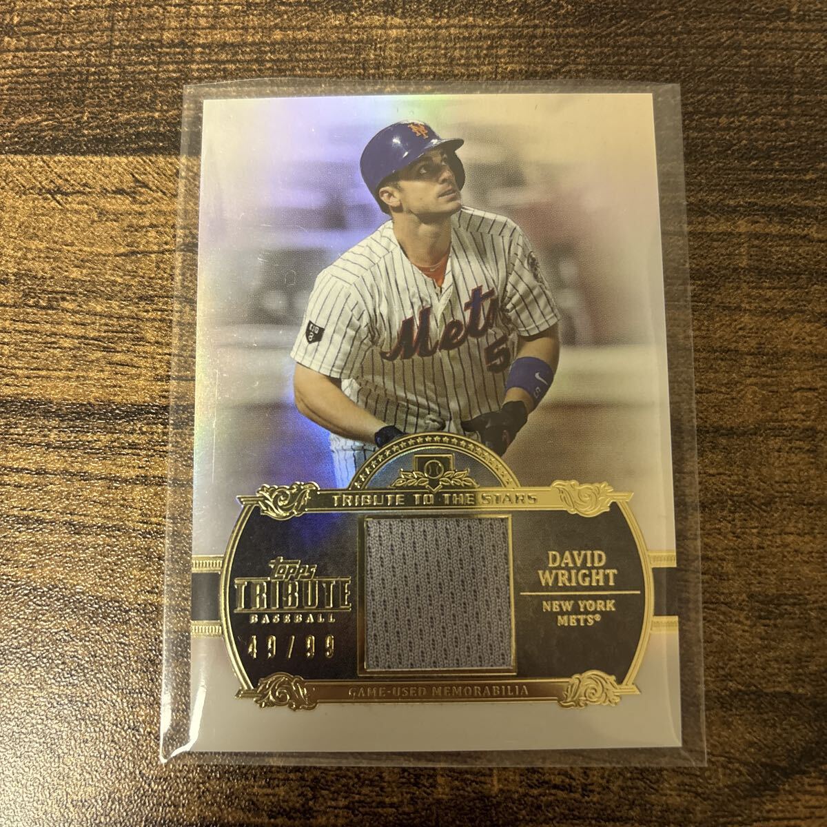 2023 TOPPS TRIBUTE DAVID WRIGHT JERSEY/99拍卖