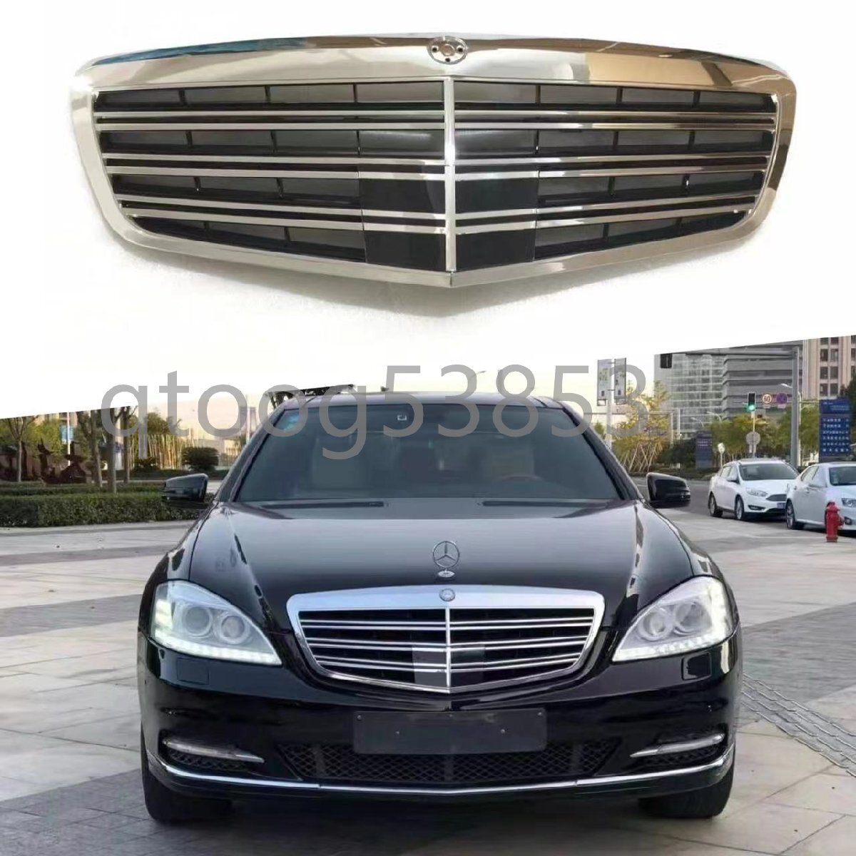 メルセデス・ベンツ Sクラス W221(2009~2012年)対応|AMGスタイル フロントグリル拍卖