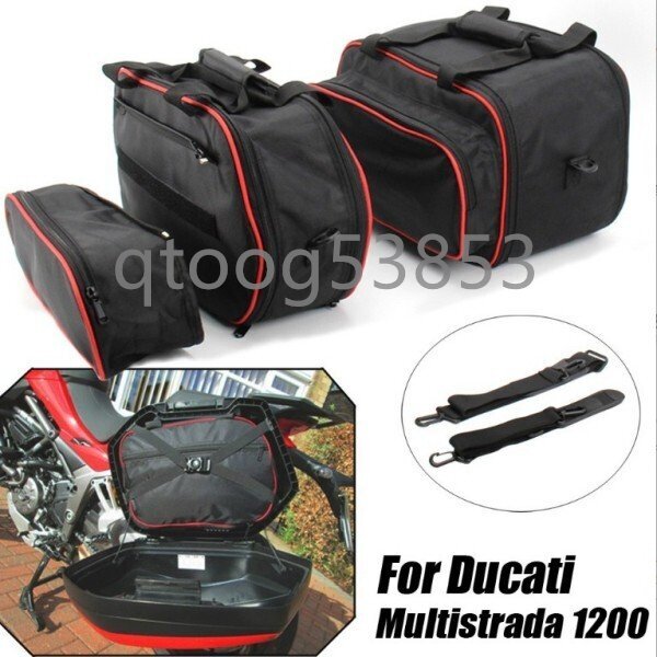 DUCATI Multistrada対応 パニアケース用インナーバッグ 工具収納ポーチセット3点セット拍卖