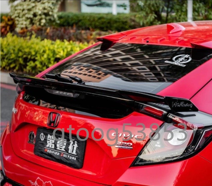 ホンダ シビック FK7 リアスポイラー ルーフスポイラー リアウイング トランクスポイラー3タイプ選択可拍卖