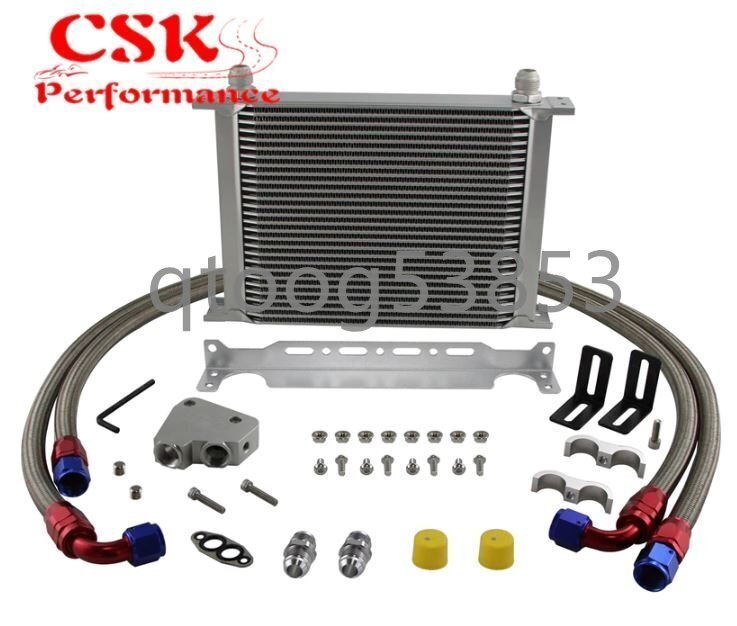 コルベット カマロ ファイヤーバード CTS-V C/K オイルクーラーキット 28段 AN10 Corvette Camaro Firebird シボレー キャデラック拍卖