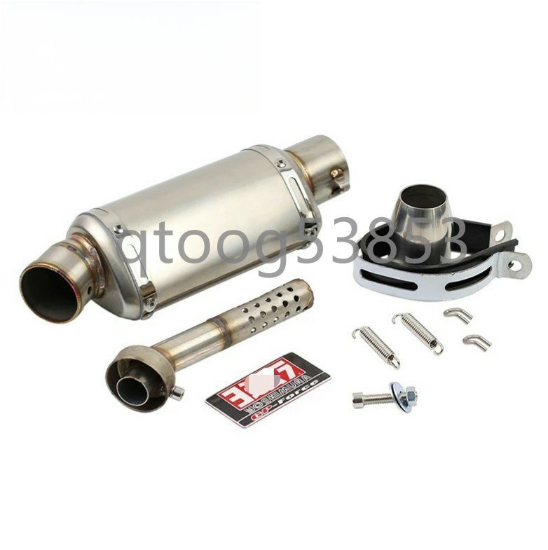 全長440mm ステンレス製 汎用サイレンサー 50 8mm YZF-R3 Ninja400 MT-03 CBR250RR ZX-25R MT09 MT07拍卖