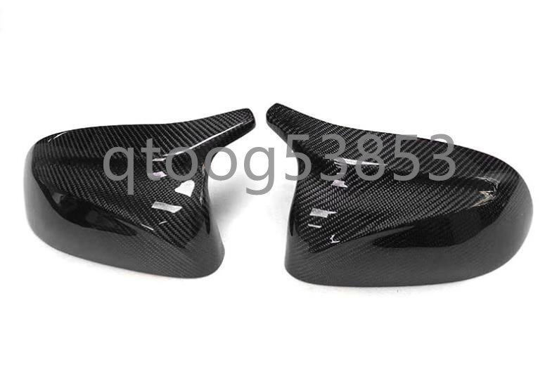 リアルカーボン製 BMW X3 G01 G08 X5 G05 X4 G02 X6 G06 X7 G07 専用交換式 牛角型 カーボンミラーカバー 左右セット拍卖
