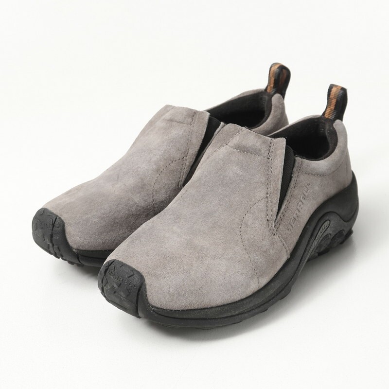 MF0719▼メレル MERRELL*J60806 ジャングルモック ピューター スエードレザー シューズ スリッポン 靴 US6.5(23.5cm相当) グレー系拍卖