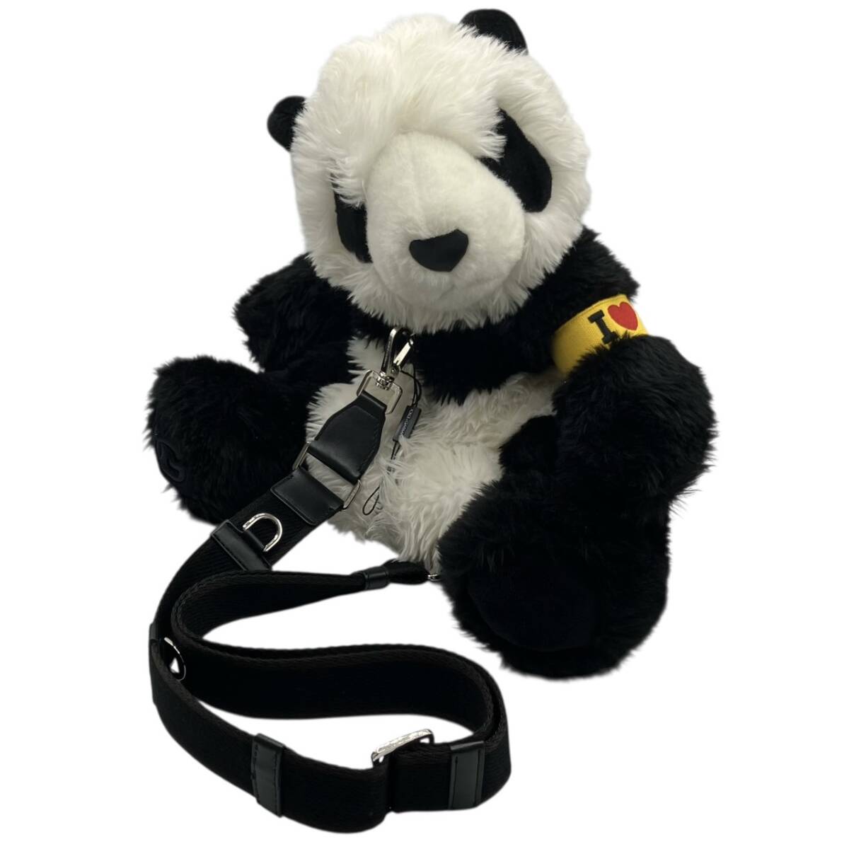 DOLCE&GABBANA ドルガバ パンダバッグ ホワイト×ブラック SV金具 呪術廻戦コラボ 斜め掛け ユニセックス拍卖