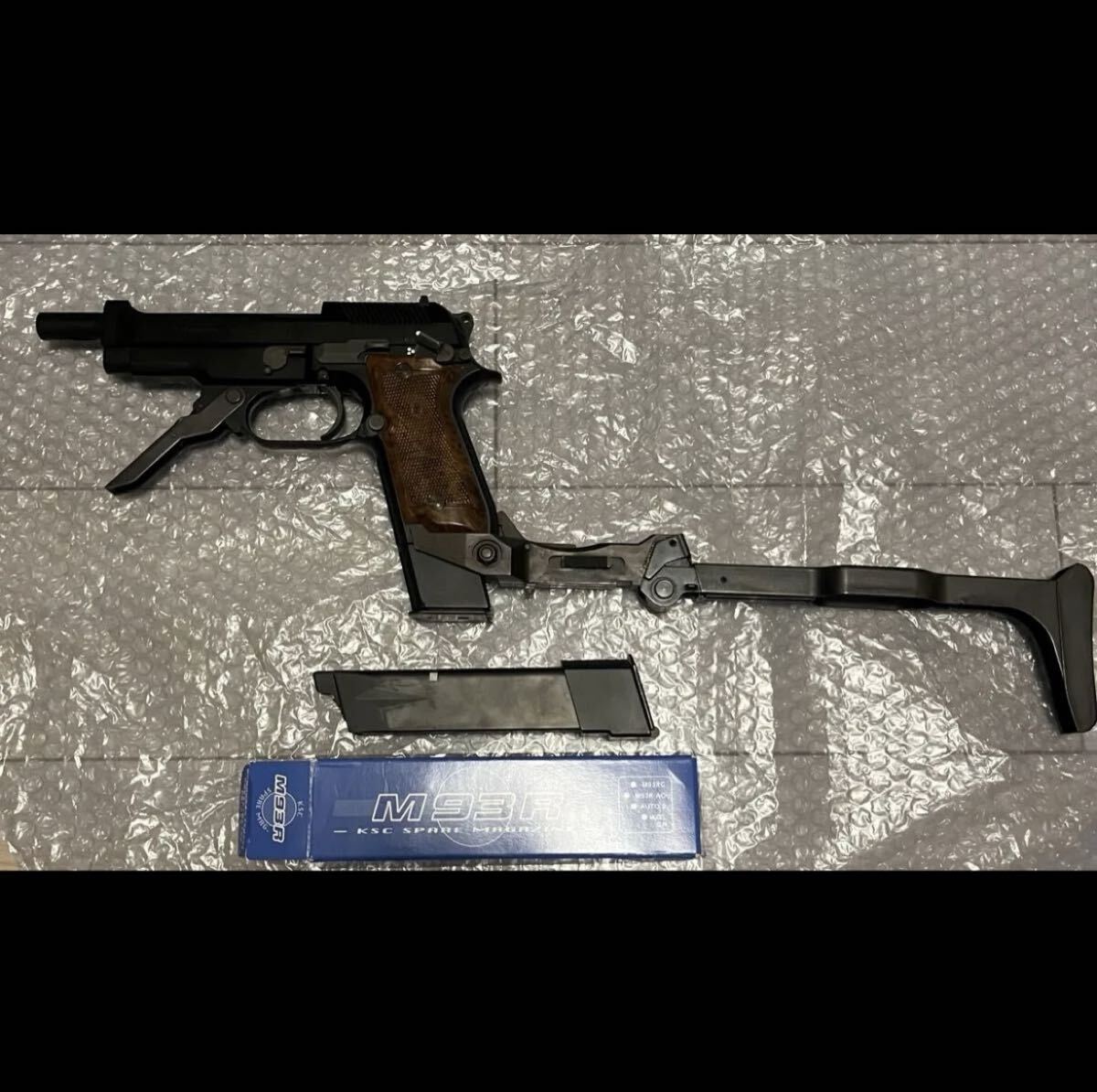 KSC M93R-AG 2nd フォールディングストック 36連予備マガジン付き拍卖