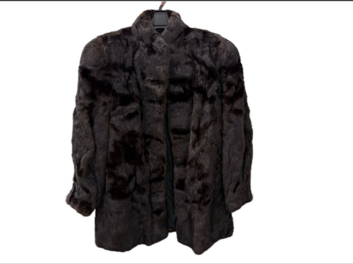 BLACKGLAMA ブラックグラマ ミンク コート 13号 ネーム入 毛皮 ダーク ランチ ミンク拍卖