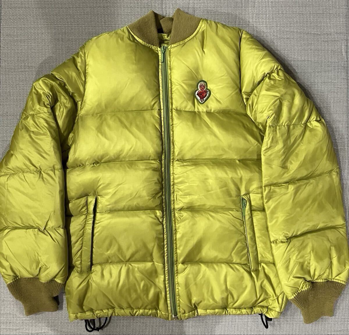 OZONE ROCKS 中綿ジャケット Mサイズ オゾンロックス 軽量アウター 刺繍 防寒ジャケット 秋冬アウター ナイロン 古着 上着 拍卖