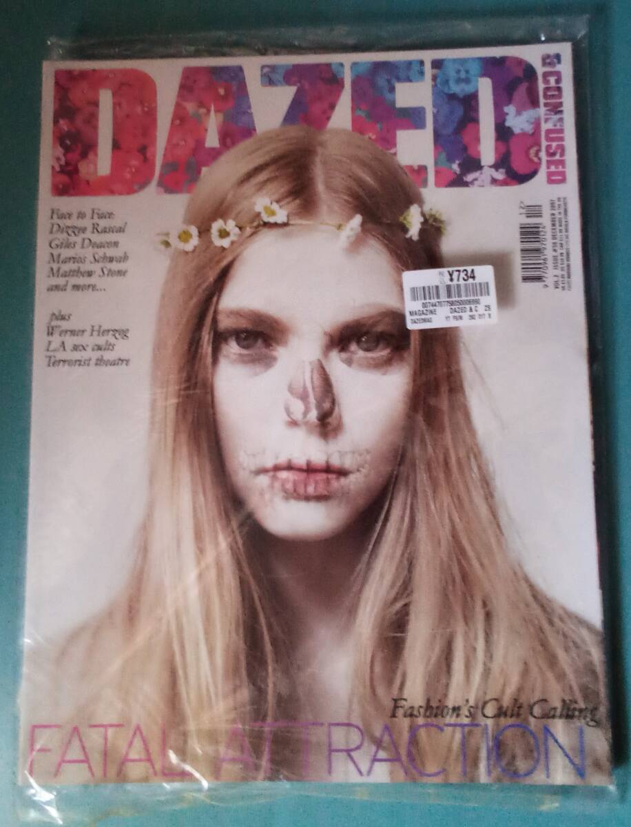 DAZED & CONFUSED DECEMBER 2007 #56 Dizzee Rascal Giles Deacon Alan Vega Mariano Vivanco 拍卖