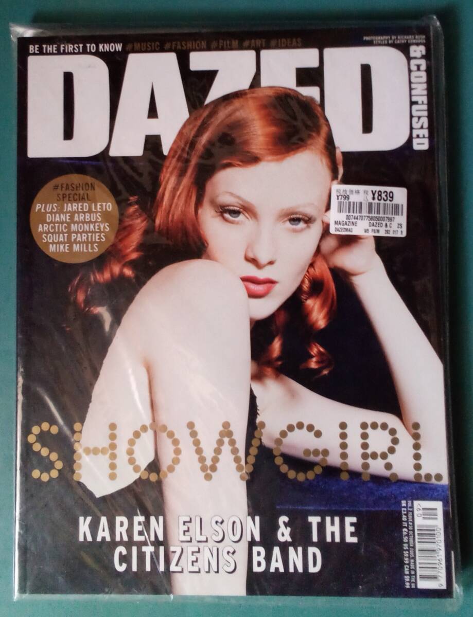 DAZED & CONFUSED OCTOBER 2005 #30 ジャレッド・レト KAREN ELSON Richard Bush RANKIN Magnus Unnar Daniel Jackson Pierre Bailly 拍卖