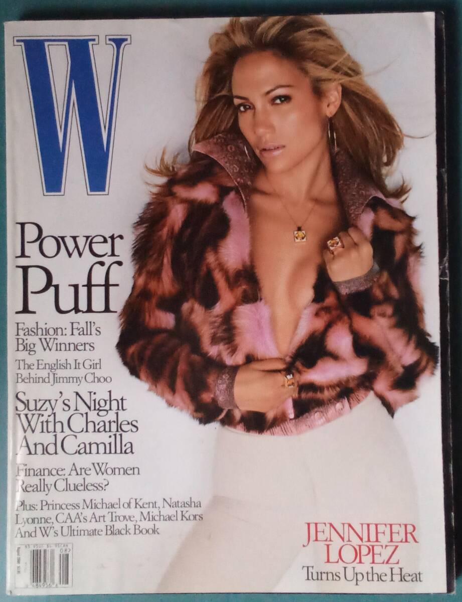 W Magazine 2000 AUGUST ジェニファー・ロペス JENNIFER LOPEZ Mario Sorrenti Michael Thompson Fabien Baron 拍卖