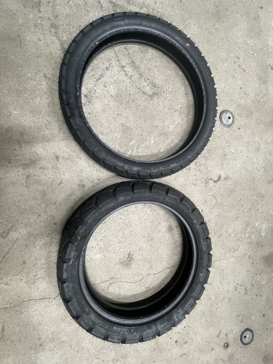 ダンロップ TRAIL MAX D604 前後セット 3.00-21 4.60-18 25年製造 24年製造拍卖