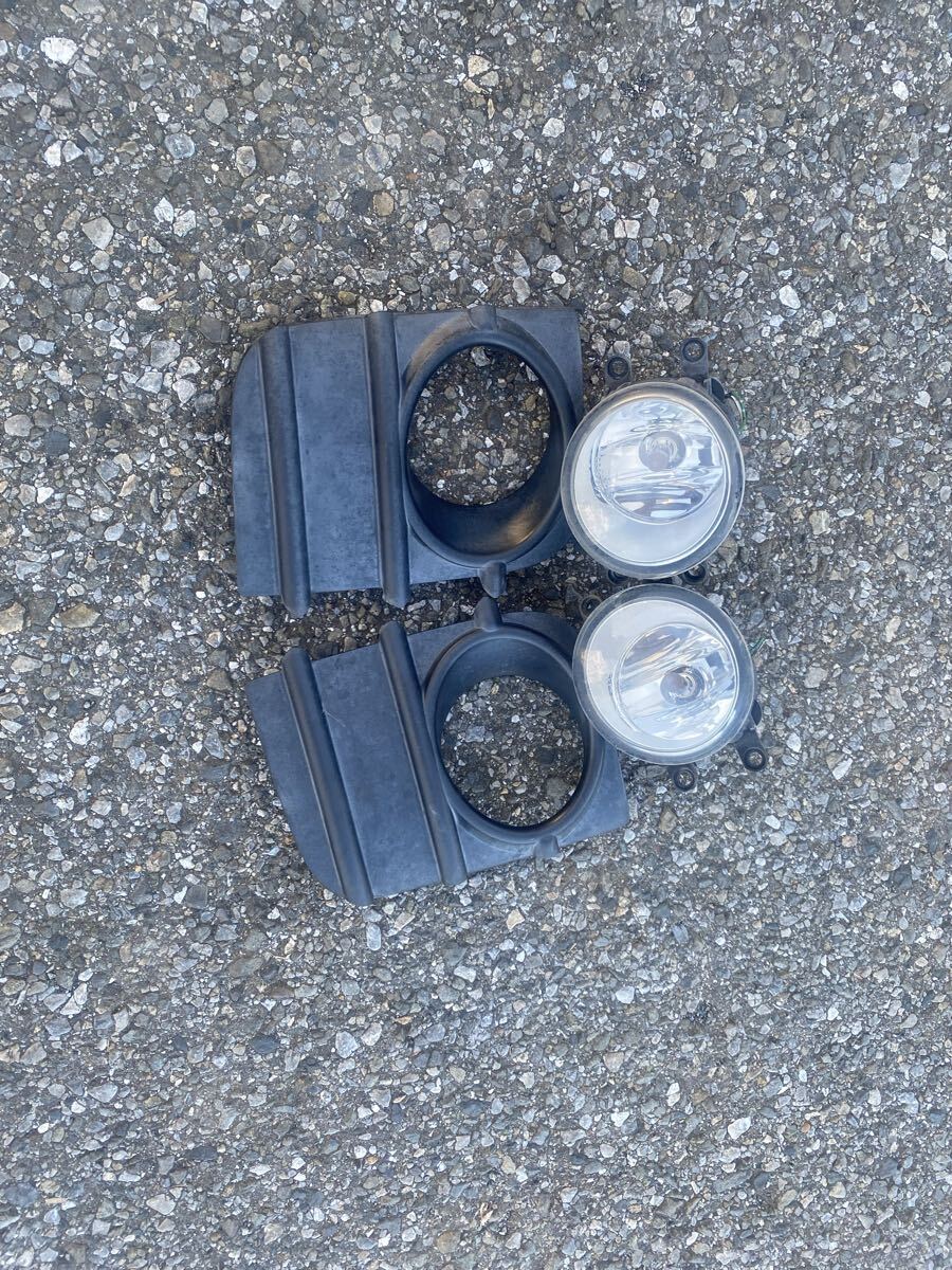 SK09 中古品 トヨタ カローラ ルミオン ZRE152N 純正 フォグ ライト ランプ ベゼル カバー セット 左右 ZRE154 NZE151拍卖