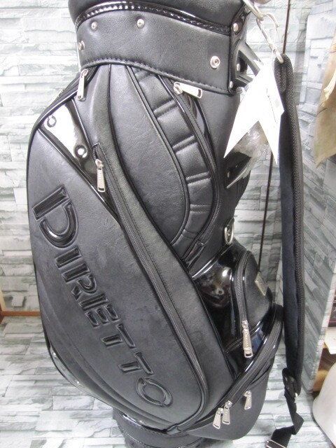 新品■激安■税込■ BLACK ≪ DIRETTO ディレット キャディバッグ ≫ 9.5型 JAPANモデル NIKKO BUSSAN拍卖