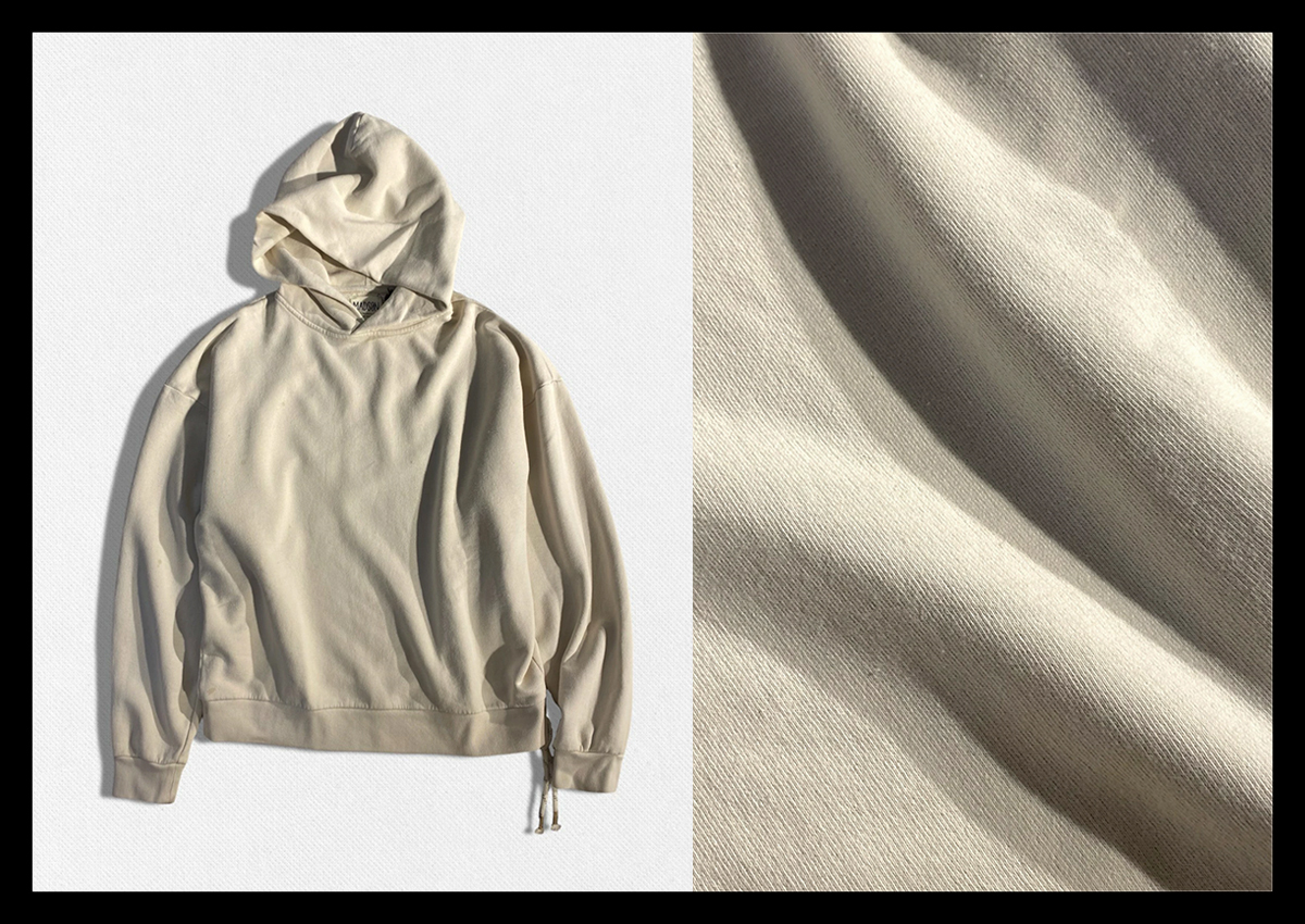 定価2.6万 マッドソン MADSON リラクシーに着られるリサイクルコットンのスウェットパーカー フーディ オーバーシルエット イタリア製 S拍卖