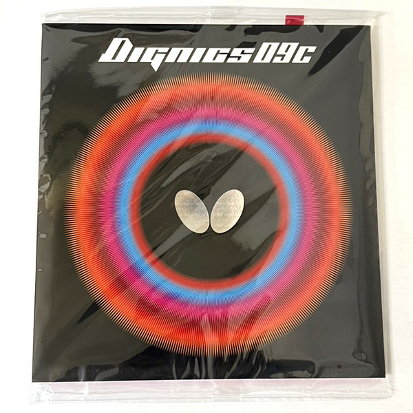 ★送料無料★【新品未開封】◆バタフライ ディグニクス09C 赤/厚(1.9)1枚◆粘着力と弾みの両立をハイレベルで/裏ソフト卓球ラバー送料込み拍卖