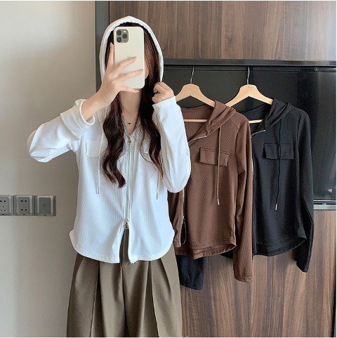 【大きいサイズL-4XL】ファッショントップス ホワイト/ブラウン/ブラック3色展開 L ブラック拍卖