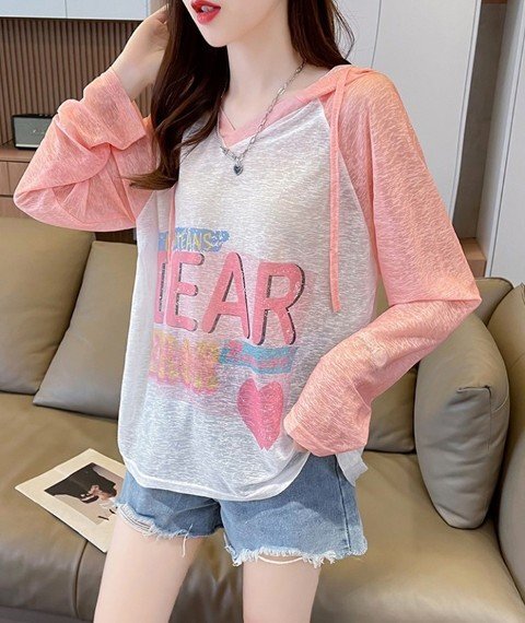 ファッショントップス ブルー/ピンク XL ピンク拍卖