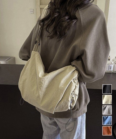 ドローストリングショルダーバッグ 韓国風 ワンサイズ ブルー拍卖