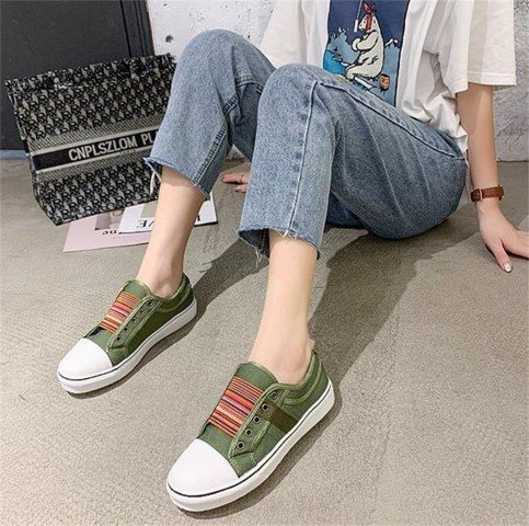 ボトムシューズ レトロ サイドファスナー カジュアル ステッチング 【36】23cm ワインレッド拍卖