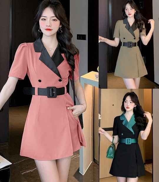 全3色 上下セット 2点セット 半袖 切り替え スリム 着痩せ 【大きいサイズあり】 L ブラック拍卖