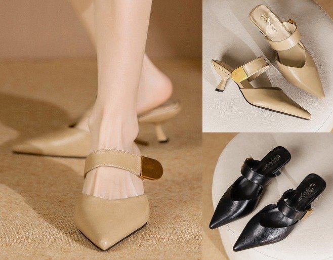 【高品質】全2色 ビーチサンダル ミュール とんがりトゥ 無地 sweet系 39 ベージュ拍卖