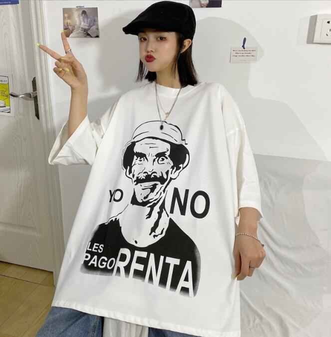 韓国風 レディース 半袖Tシャツ 新しい夏 気質 ファッションTシャツ 学生Tシャツ L ブラック拍卖