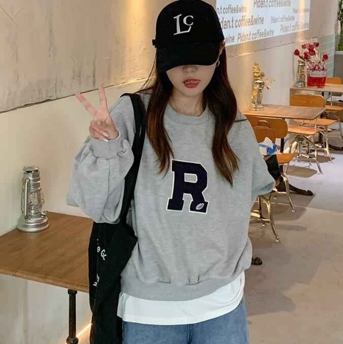 M-XL 長袖パーカー 春秋 カジュアル XL アプリコット拍卖