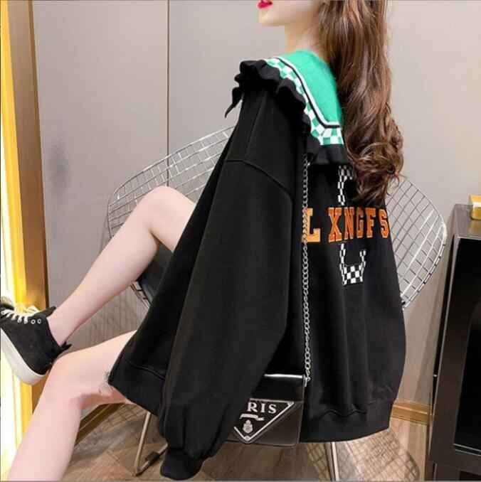 長袖パーカー トップス レディース 春秋 XL ホワイト拍卖