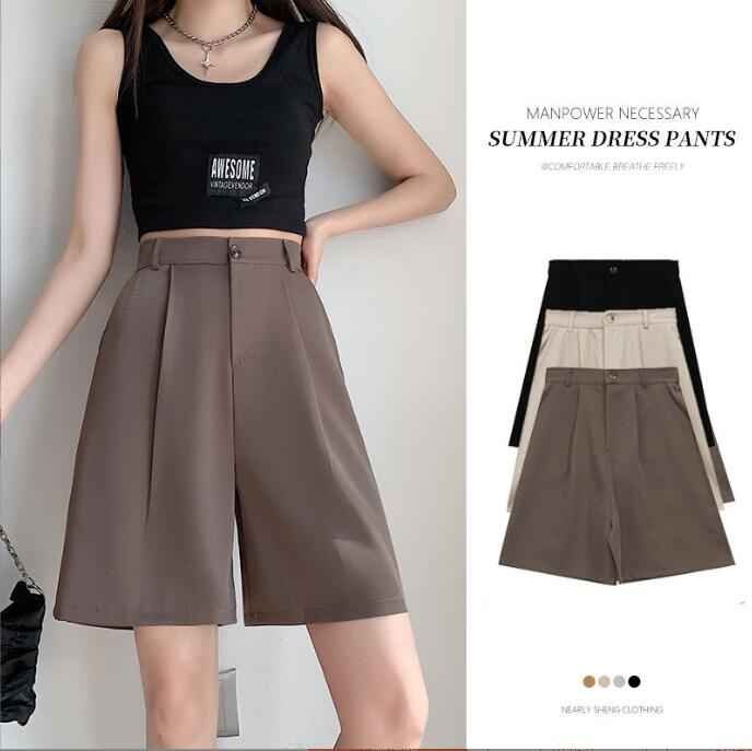 韓国風 レディース カジュアルショーツ 夏新しい 気質 ファッション短パン パンツ S ブラック拍卖