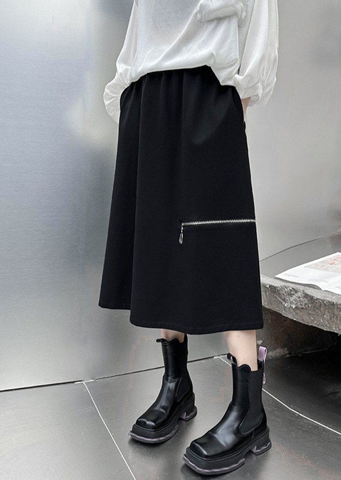ロングスカート シンプル カジュアル ゆったり M ワンカラー拍卖