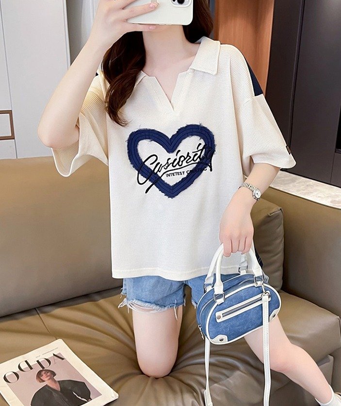 ファッションTシャツ グリーン/アンズ/ブラック L グリーン拍卖