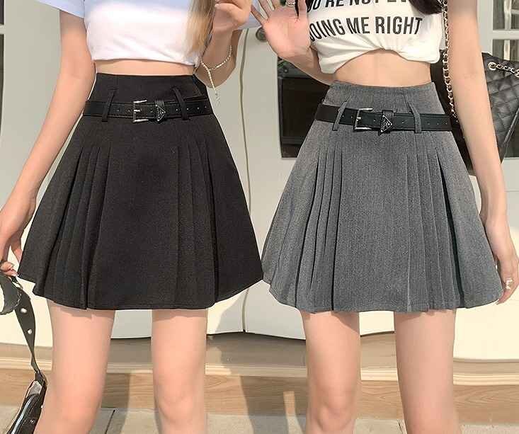 全2色 スカート フリル ハイウエスト 切り替え スリム 着痩せ 【大きいサイズあり】 sweet系 2XL ブラック拍卖