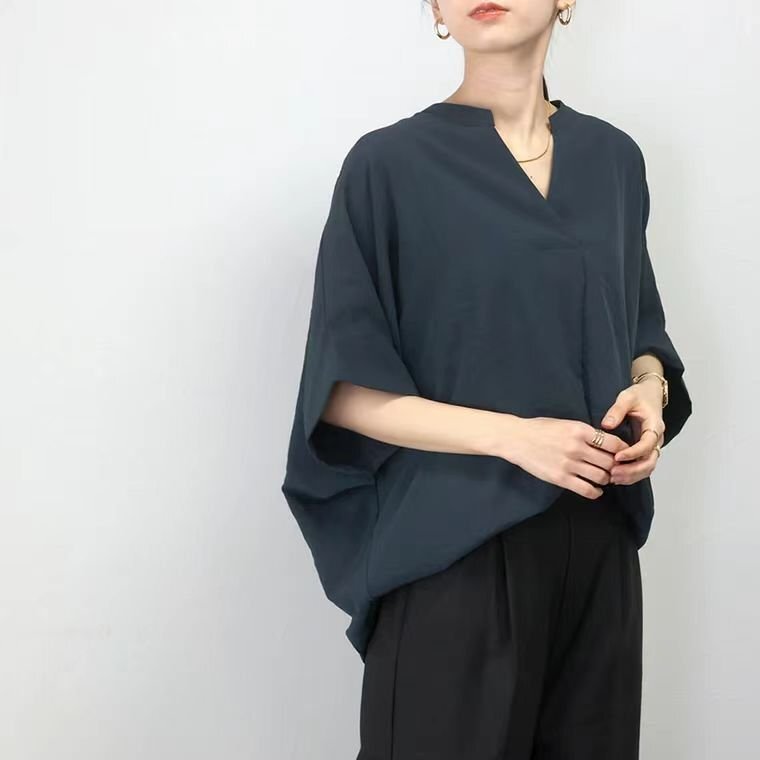 カジュアル系 トップス Tシャツ フリー ネイビー拍卖