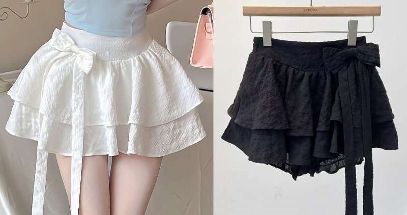 ミニスカート ショートスカート フリル ケーキスカート セクシー かわいい お出かけ レディース M ホワイト拍卖