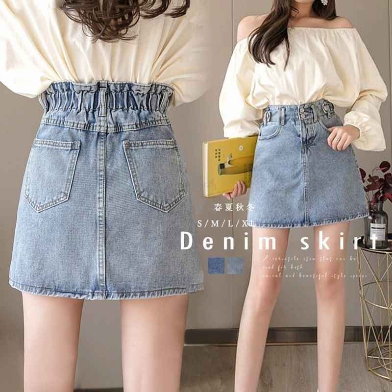 デニムスカート レディース ミニスカート S インディゴ拍卖