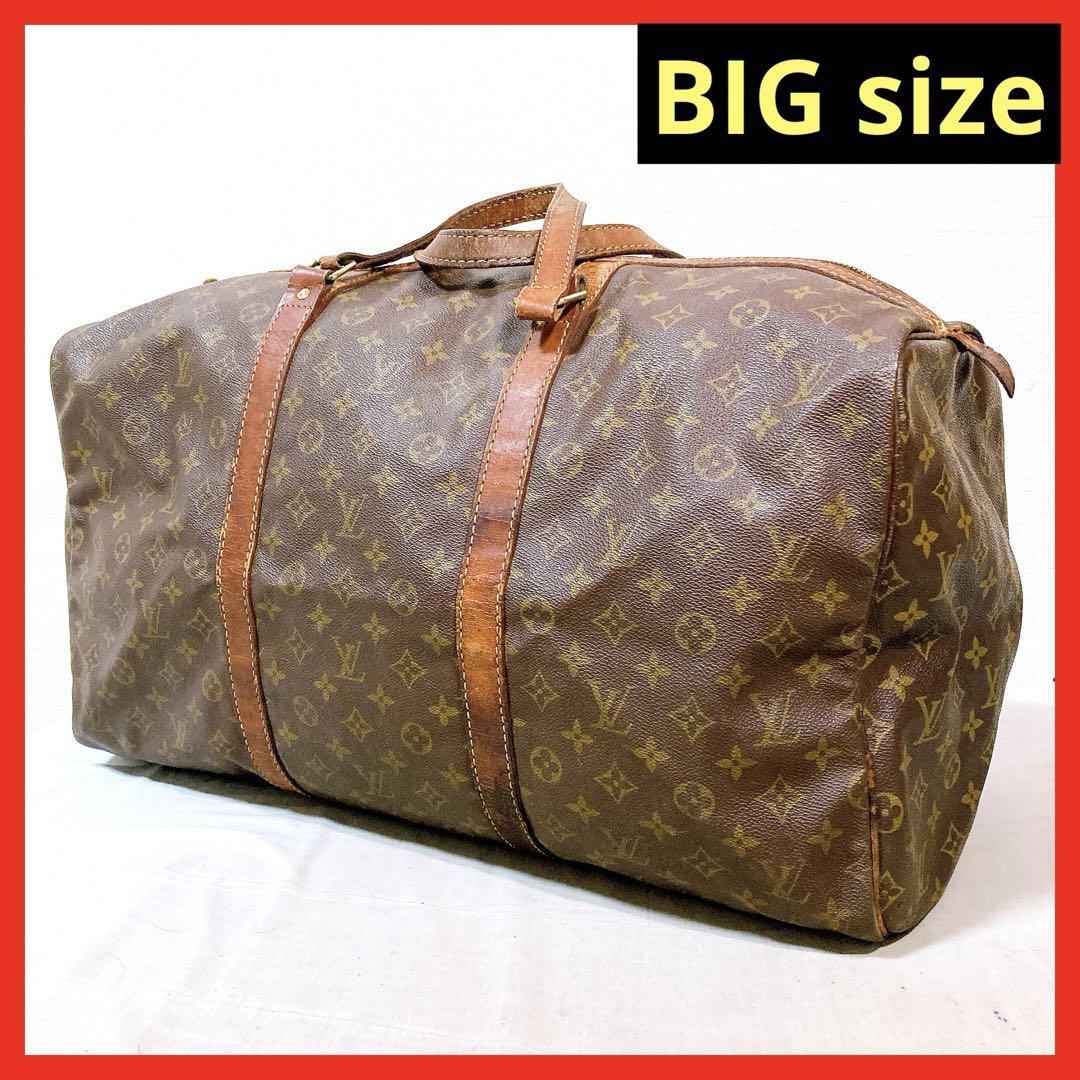 771 ルイヴィトン モノグラム ボストンバッグ サックスプール55拍卖