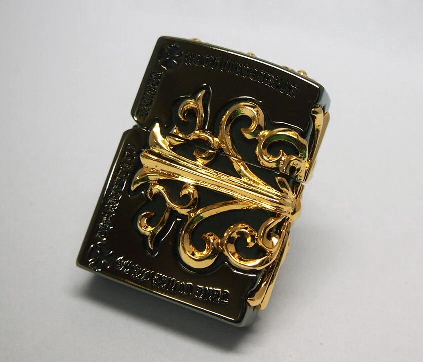 新品正規品 規格外の重厚感!復刻 纏鎧 各300個限定モデル METAL-JACKET 2FMJ-SideCRSBKG(ブラックNi 装飾部ゴールド 文字刻印6クロス)拍卖