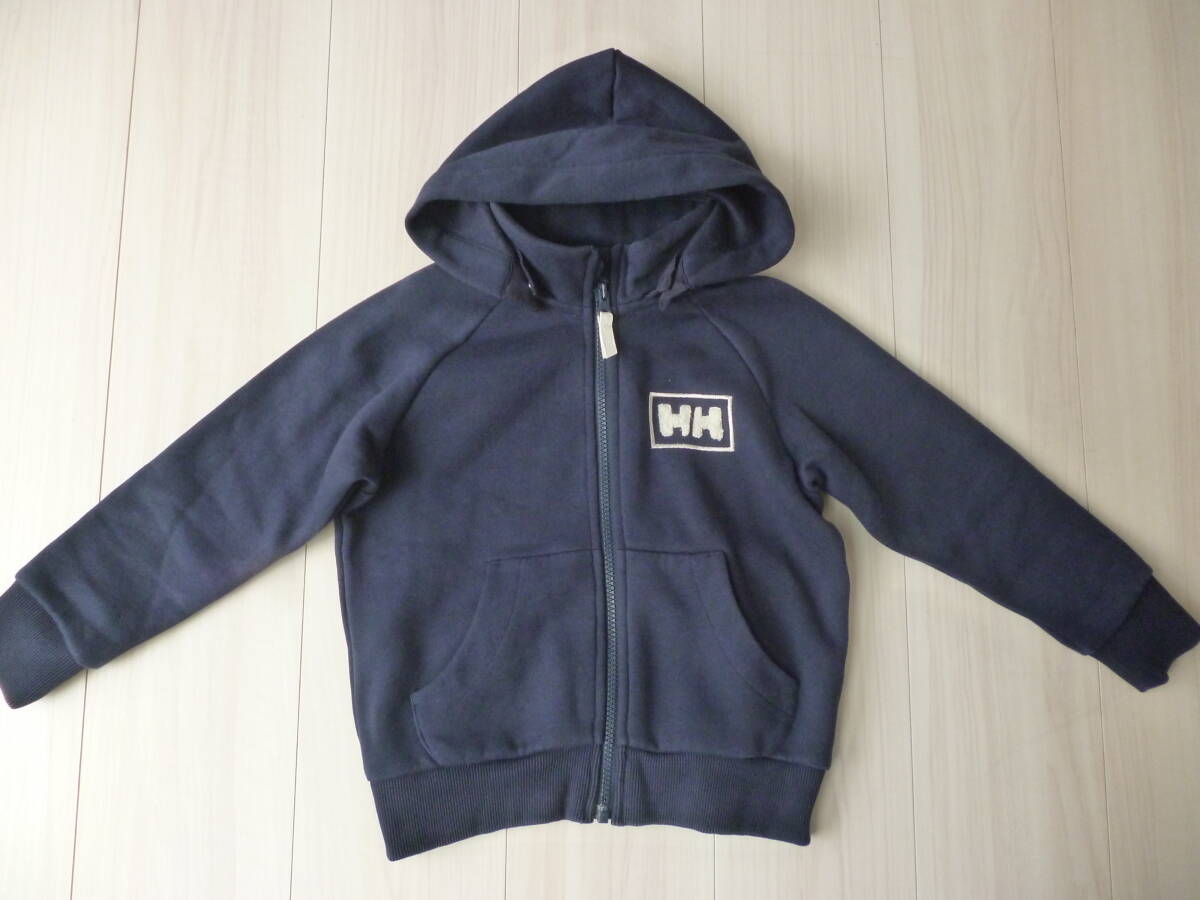 【ヘリーハンセン】2WAYフードパーカー紺★120cm★拍卖