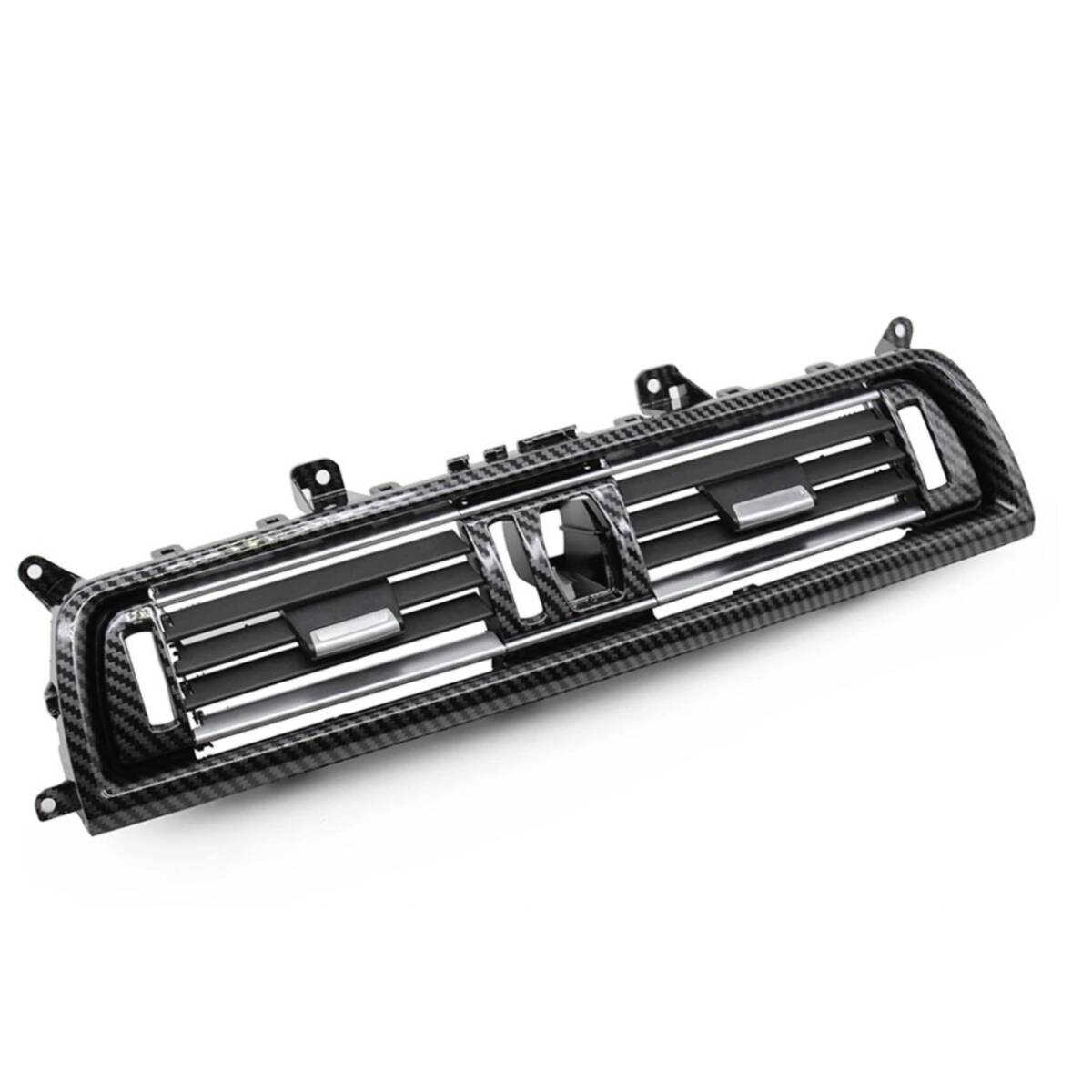 BMW F10/F11用 エアコン吹き出し口 パネル カーボンファイバー コンソール トリム エアコンフィン 5シリーズ拍卖