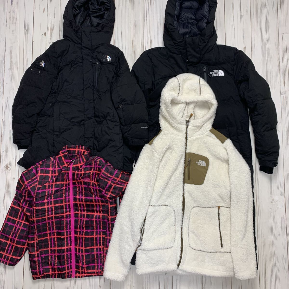 458)ノースフェイス 古着 卸 まとめ セット ダウンコート ジャケット ボアフリース パーカー拍卖