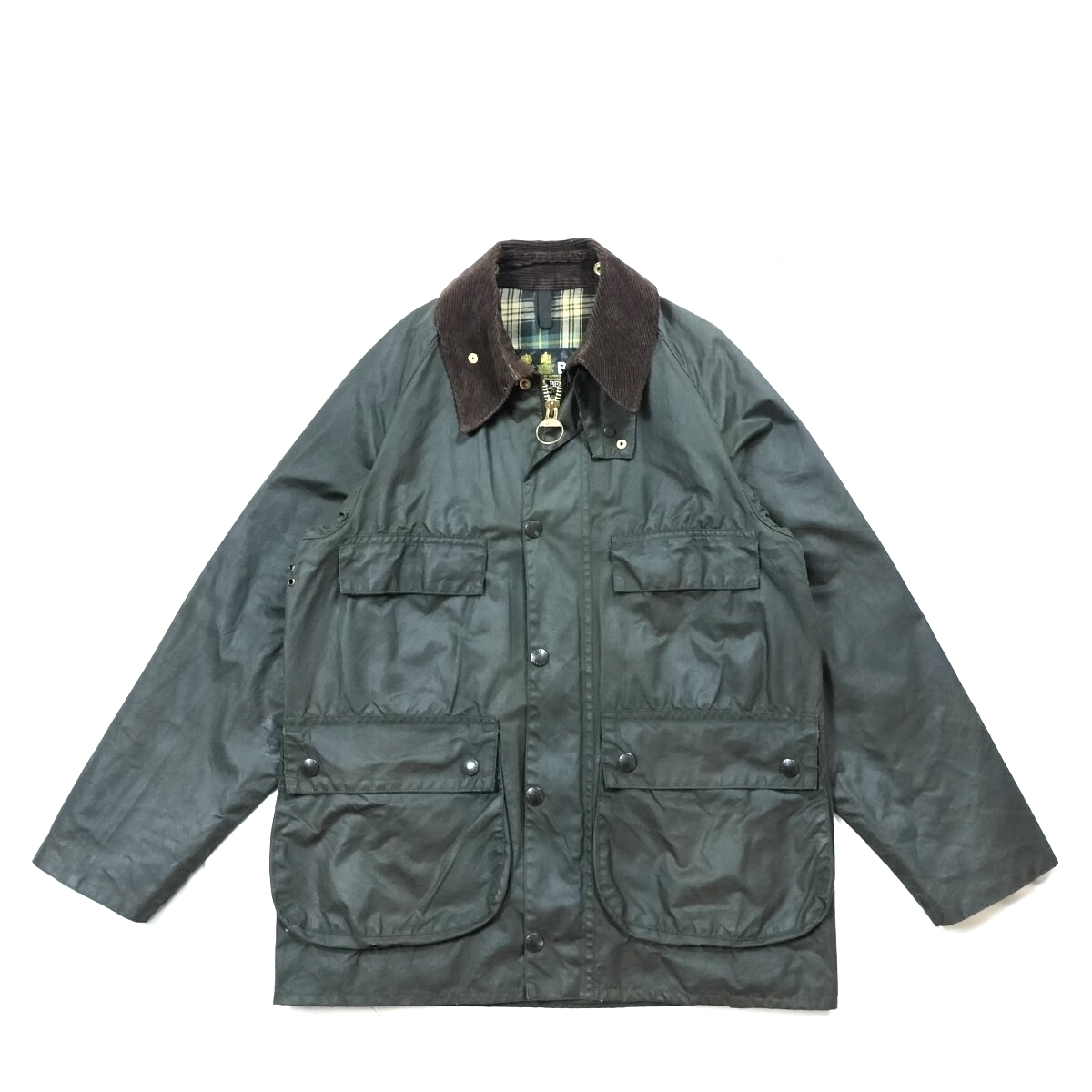 80s Barbour bedale バブアー ビデイル c36 2クラウン 2クレスト セージ 4ポケット拍卖