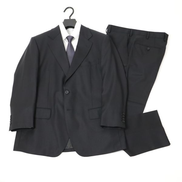 186 新品◆訳 gotairiku 五大陸 DORMEUIL ミレニアル ビジネス スーツ メンズ ドーメル ウールスーツ BB4拍卖