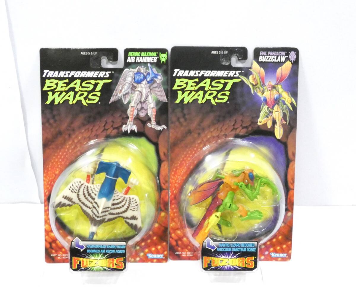 3094T/未開封・レア★トランスフォーマー ビーストウォーズ フューザーズ FUZORS バズクロー&エアーハンマーセット 海外版 フィギュア拍卖