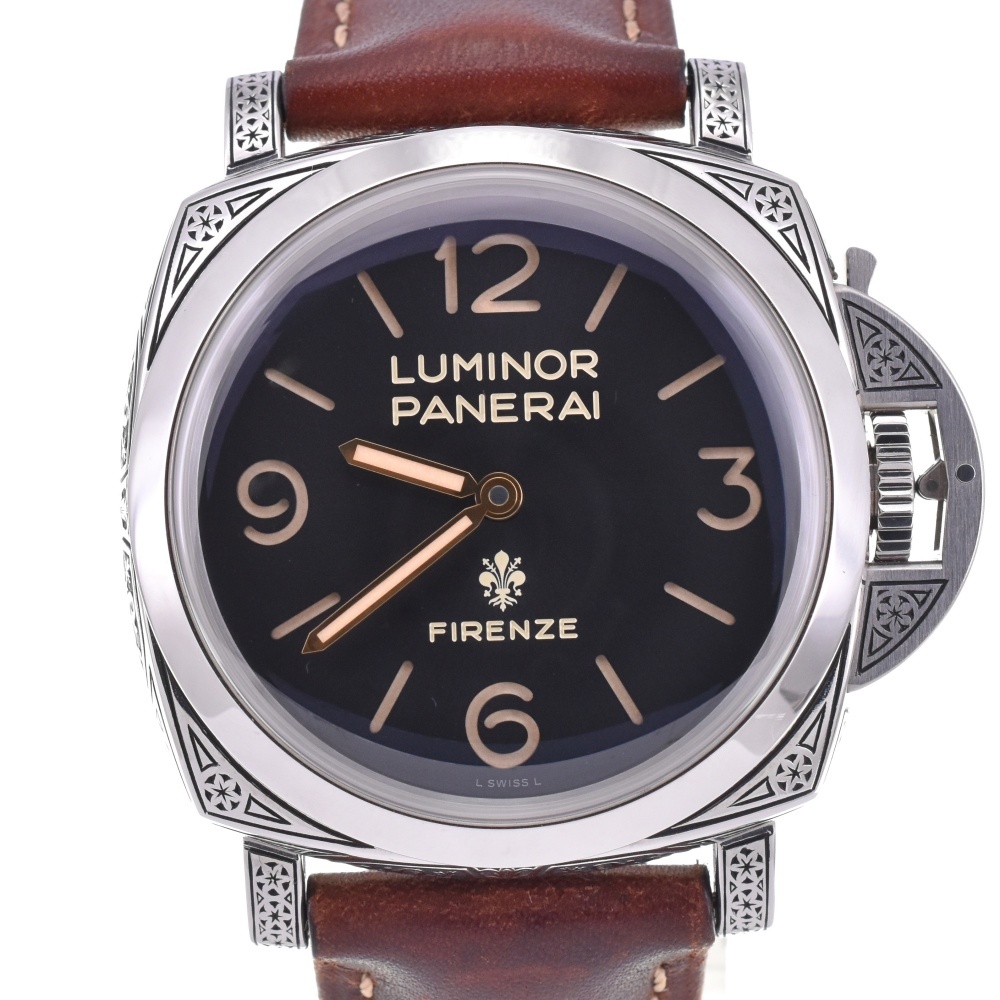 パネライ PANERAI PAM00972 ルミノール1950 3DAYS フィレンツェ限定99本 手巻き メンズ 美品 箱・保証書付き Z#143267拍卖